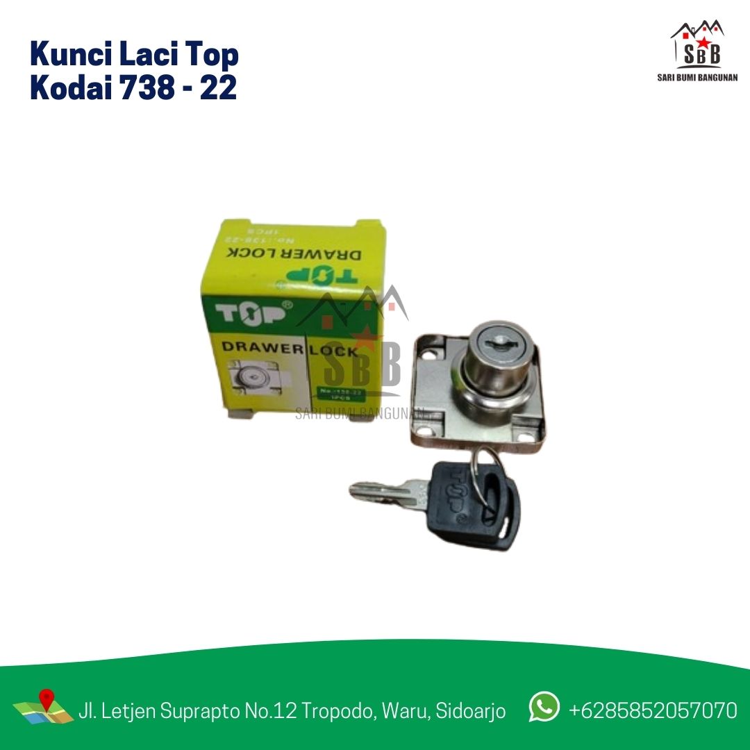 Kunci Laci Top Kodai 738 - 22